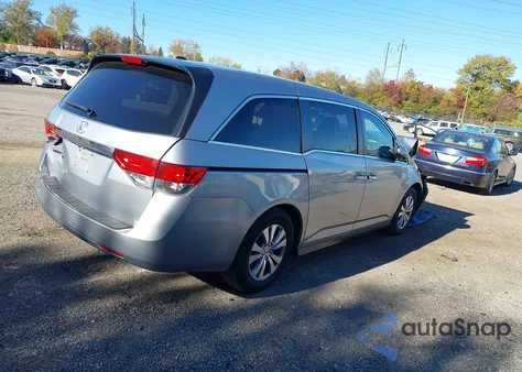 2016 Honda Odyssey Ex-L z USA, uszkodzony, nr VIN 5FNRL5H65GB091878
